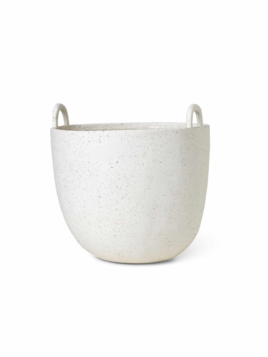 Green Living Ferm Living | Speckle Pot - Small - Off-White