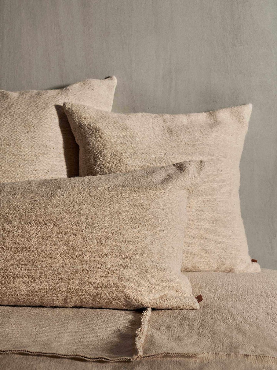 Textiles Ferm Living | Nettle Cushion - Large Natural