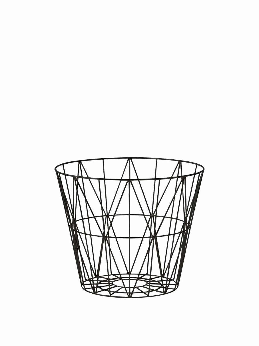 Furniture Ferm Living | Wire Basket Small Black