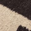 Rugs Ferm Living | Piece Rug - Off-White/Coffee - 140 X 200 Cm Dark Brown