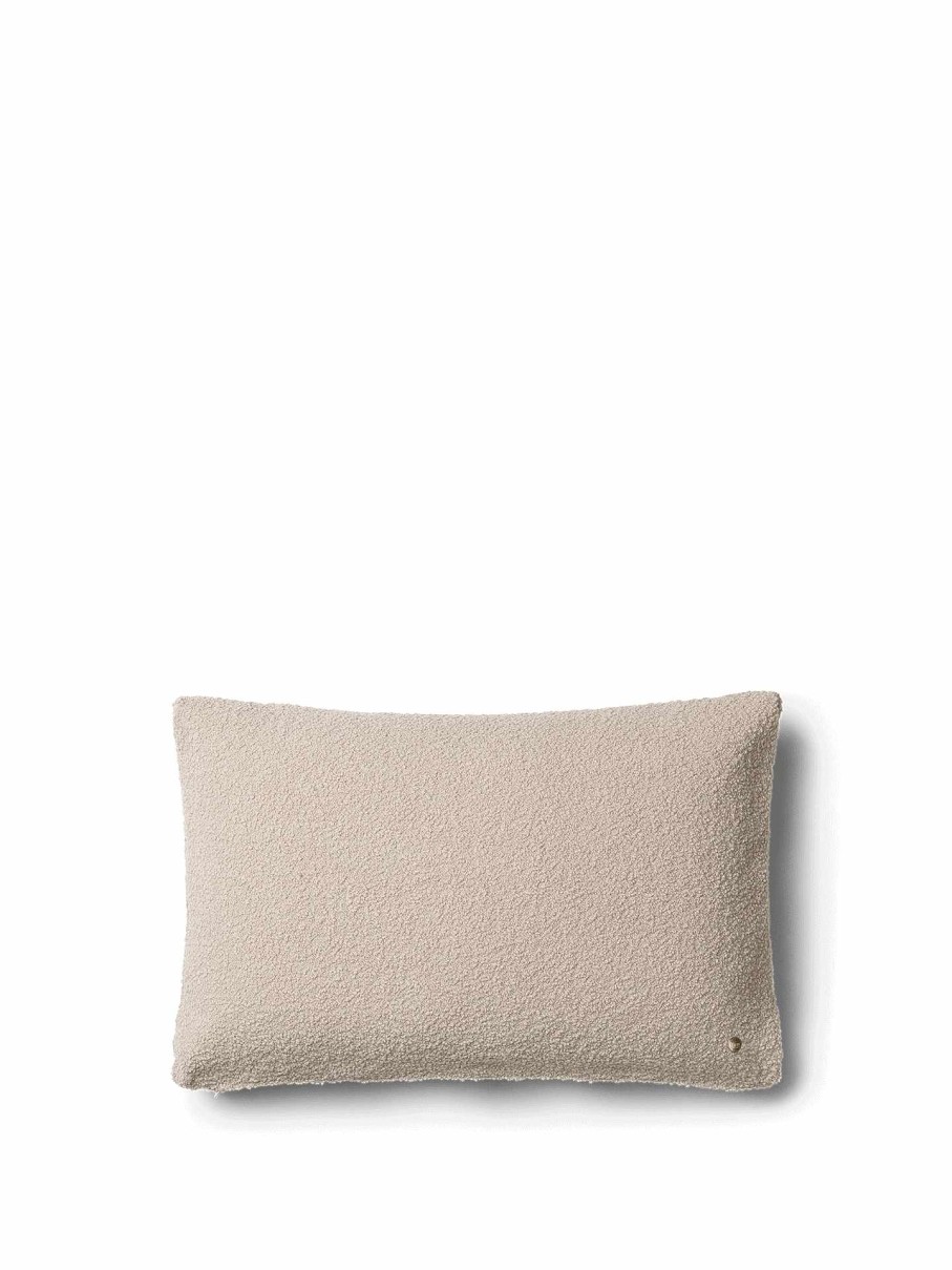 Textiles Ferm Living | Clean Cushion - Wool Boucle Natural