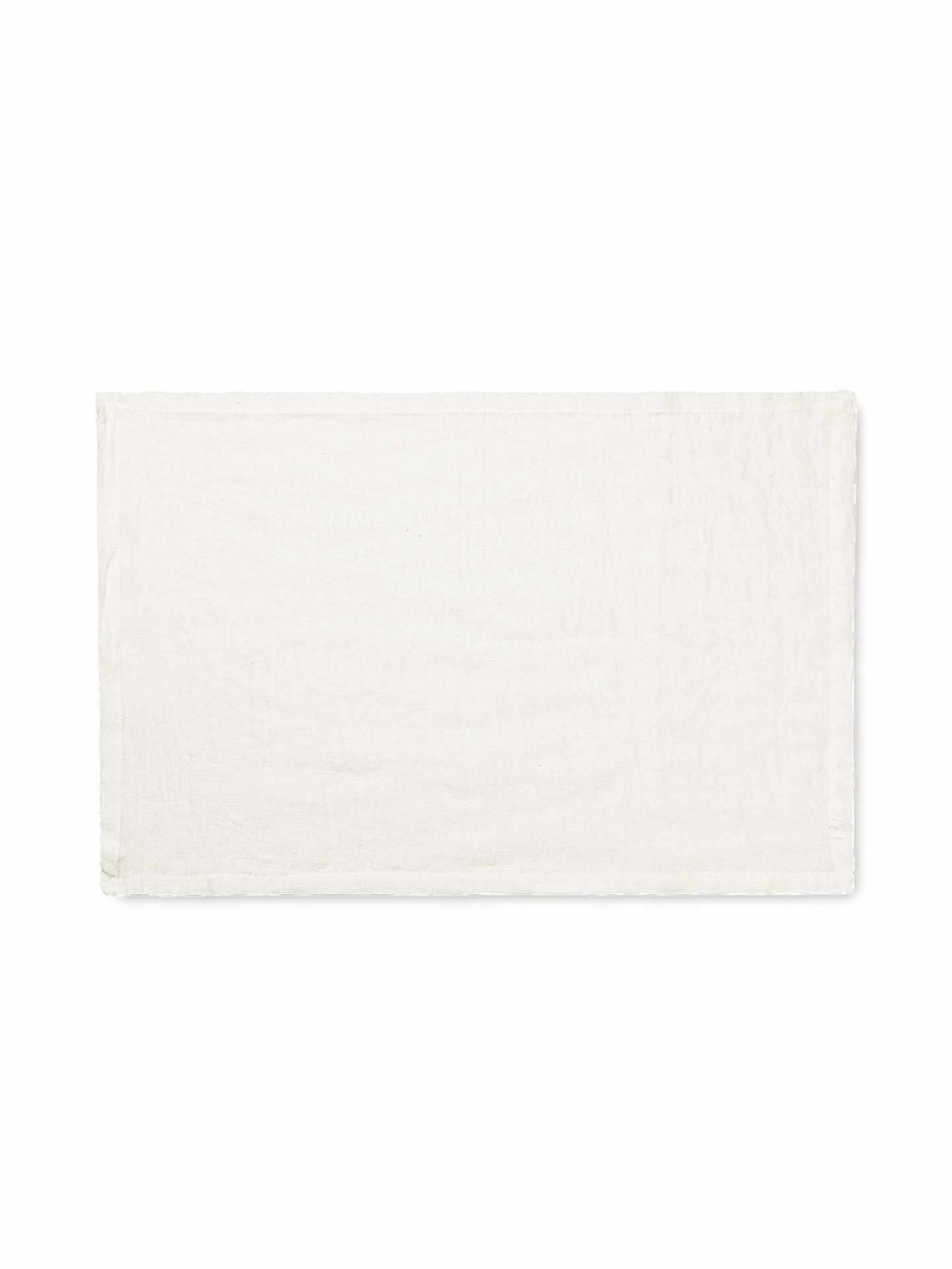 Kitchen Ferm Living | Linen Placemat - Set Of 2 - Off-White Offwhite