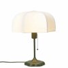 Lighting Ferm Living | Poem Table Lamp - White/Grass Green Dusty Green