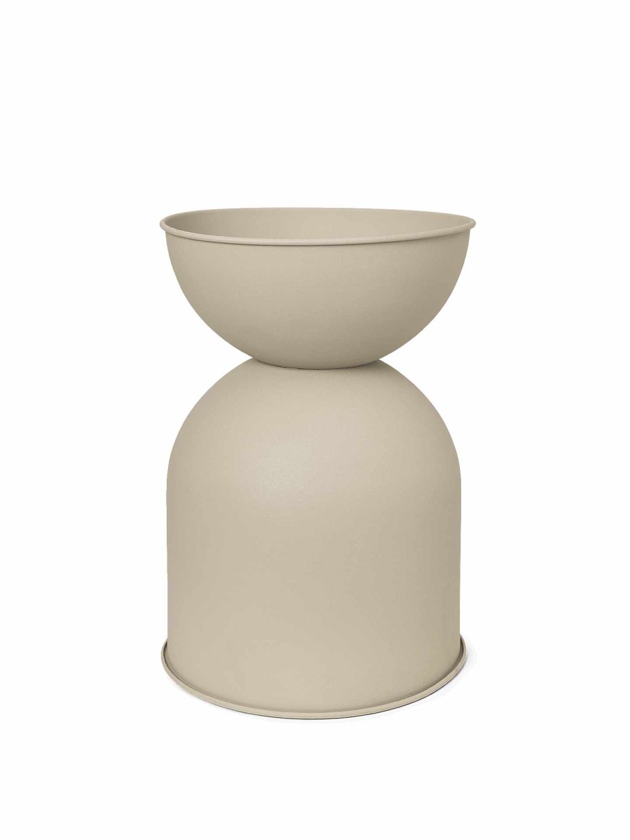 Outdoor Living Ferm Living | Hourglass Pot Medium Cashmere