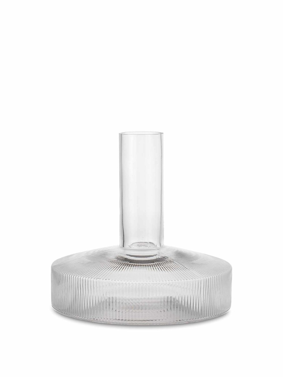 Kitchen Ferm Living | Ripple Wine Carafe Clear