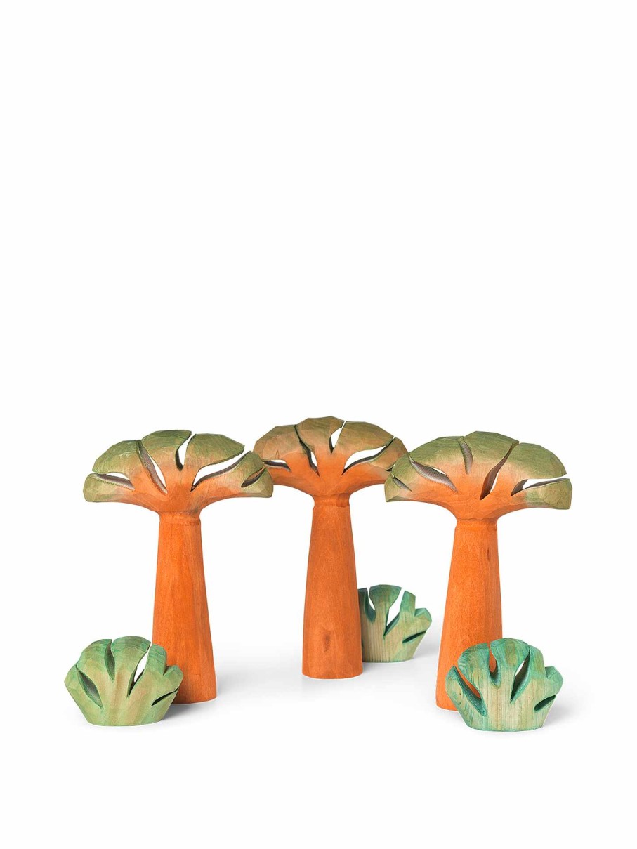 Kids Ferm Living | Hand-Carved Baobab Tree Dark Green