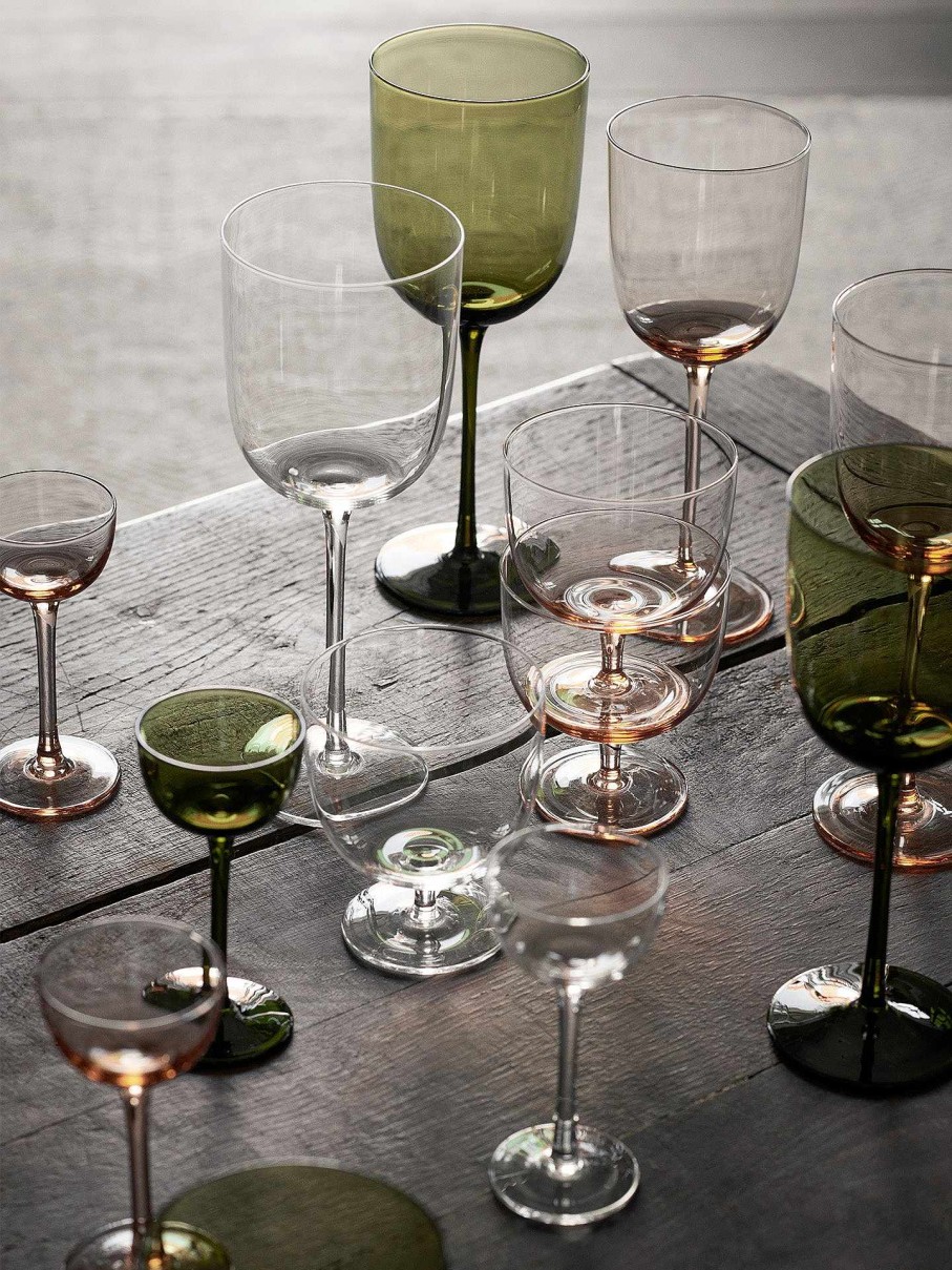 Kitchen Ferm Living | Host Liqueur Glasses - Set Of 4 Moss Green