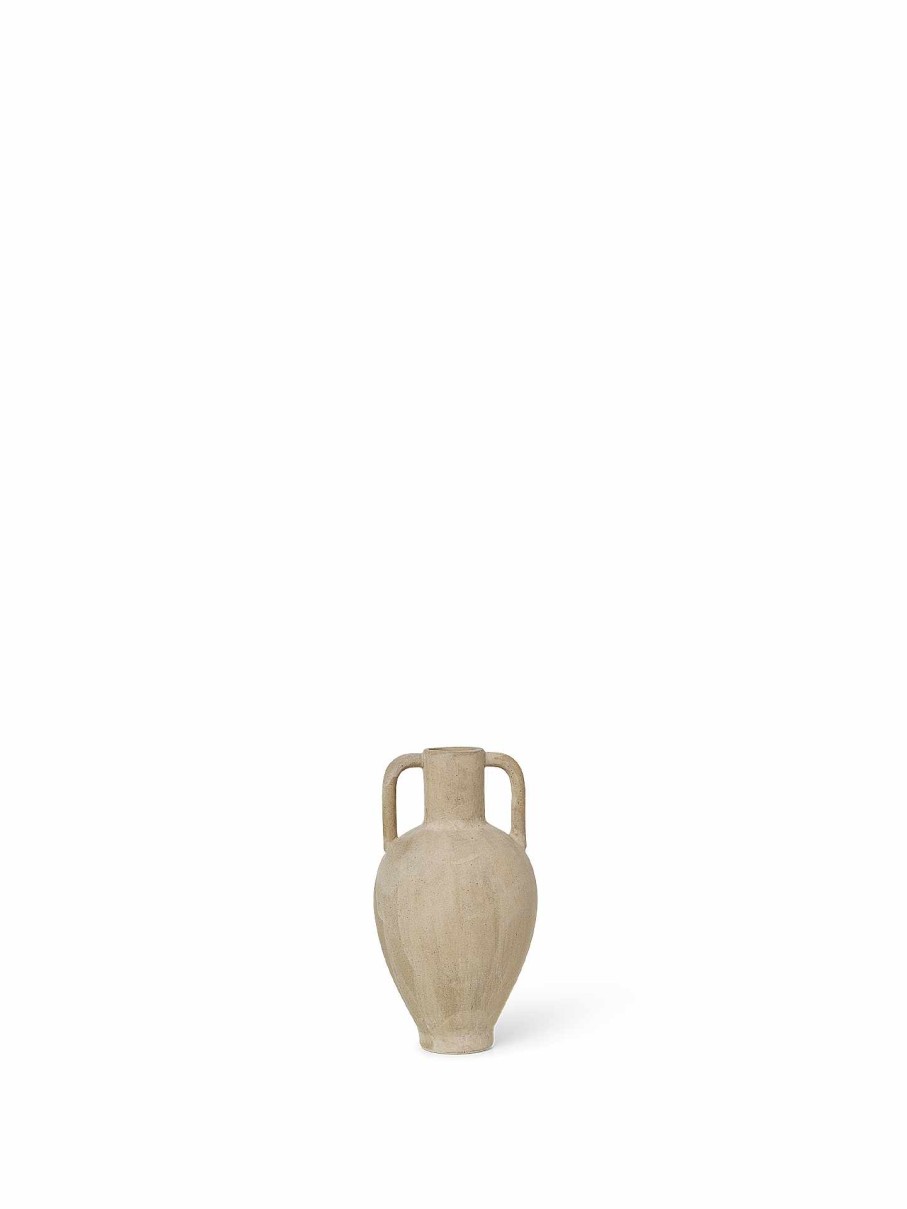 Green Living Ferm Living | Ary Mini Vase - L Sand