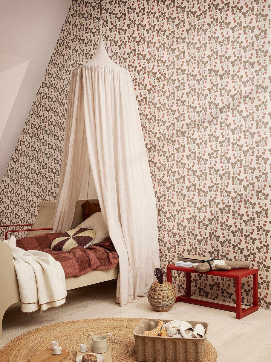 Kids Ferm Living | Strawberry Field Wallpaper Rose