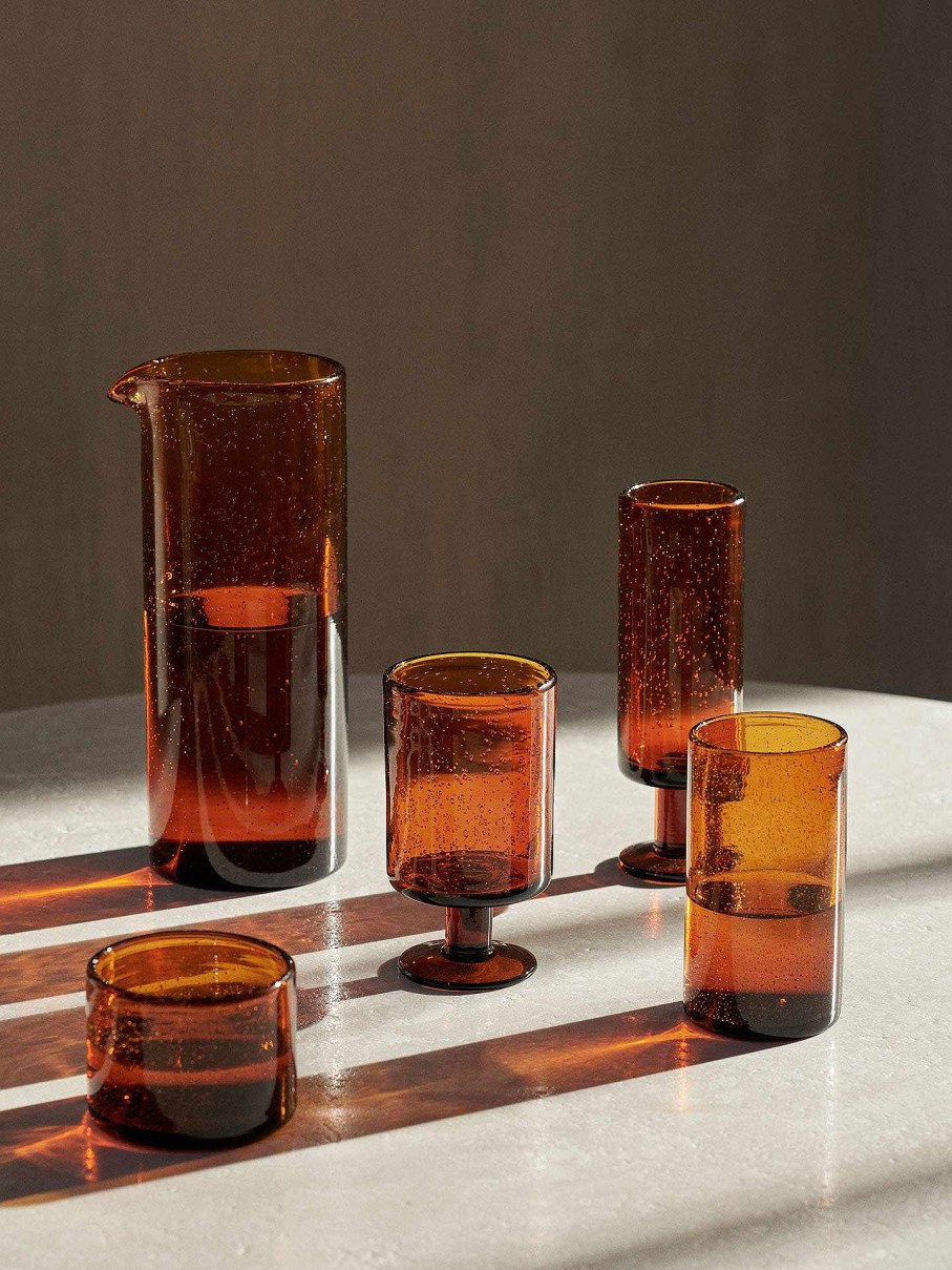 Kitchen Ferm Living | Oli Champagne Flute Amber