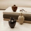 Green Living Ferm Living | Ary Mini Vase - M Charcoal