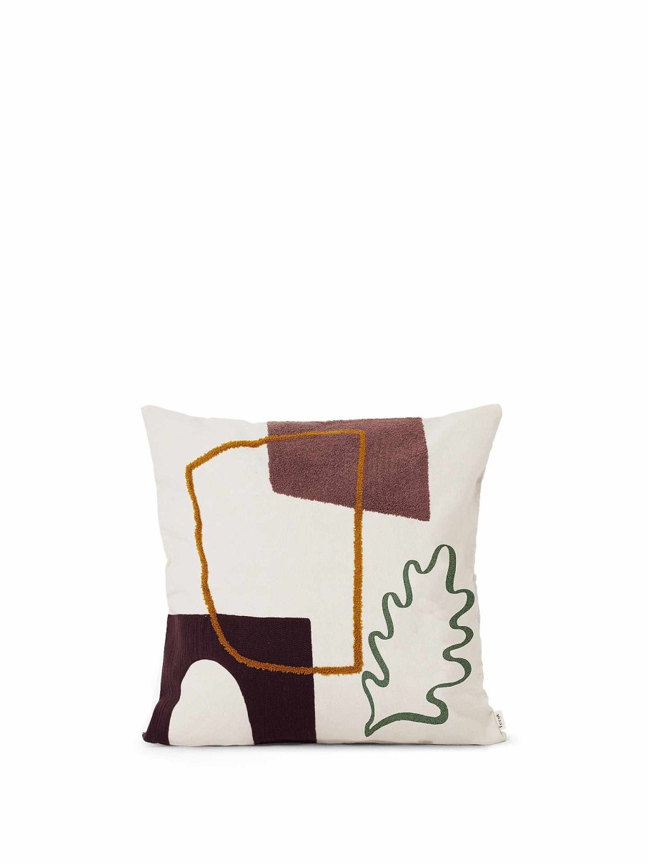 Textiles Ferm Living | Mirage Cushion - Leaf