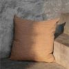 Textiles Ferm Living | Brown Cotton Cushion - Lines