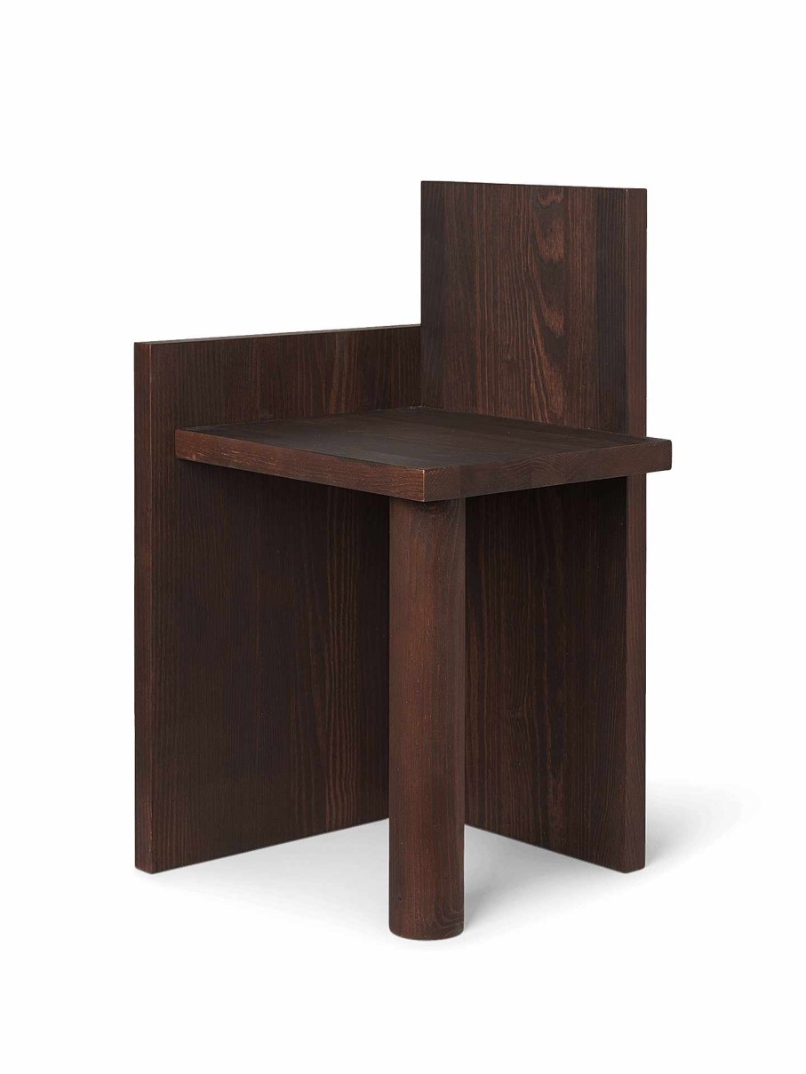 Furniture Ferm Living | Uta Piece - Dark Oiled Pinewood Dark Brown