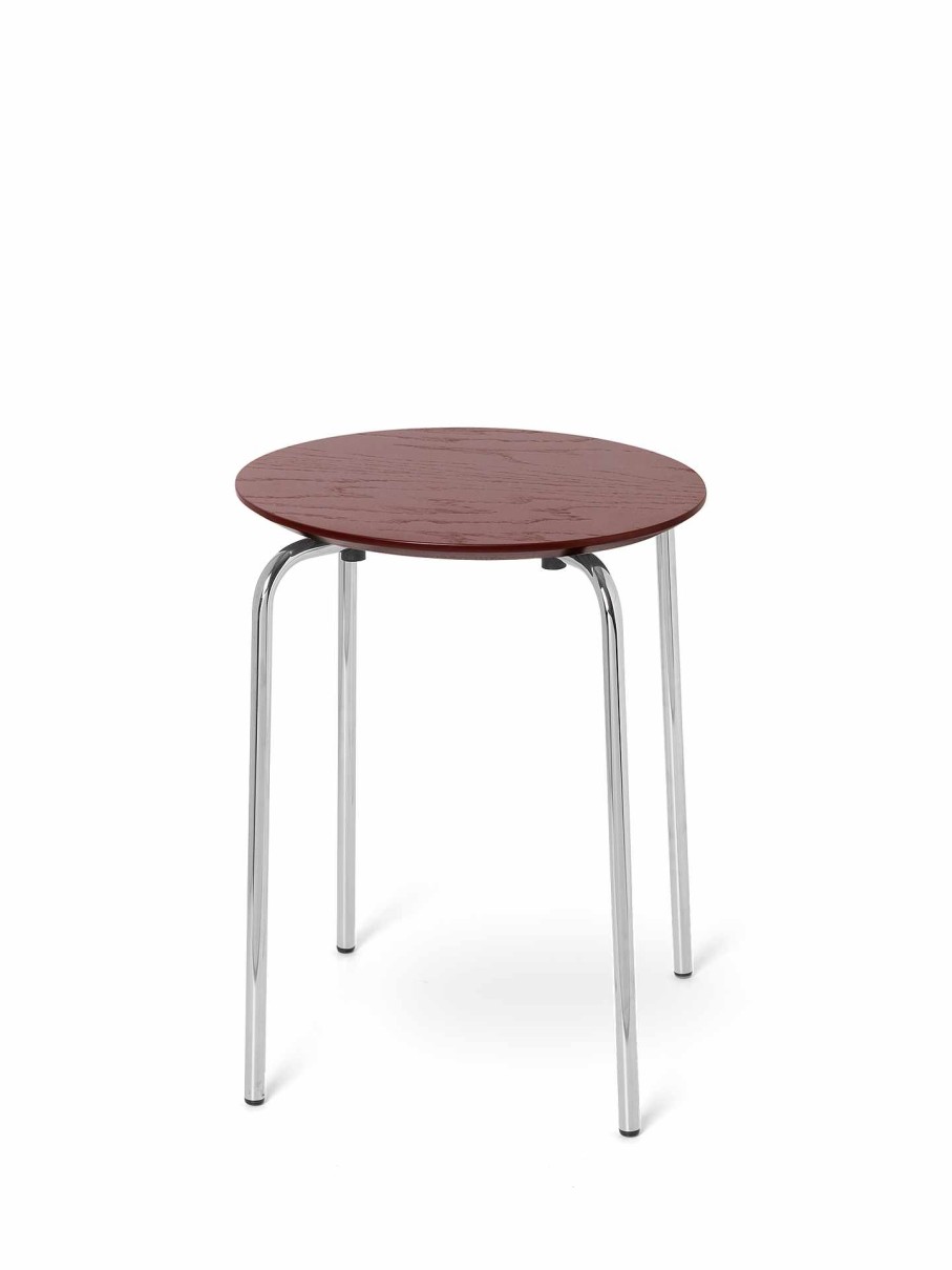 Furniture Ferm Living | Herman Stool - Chrome Red Brown