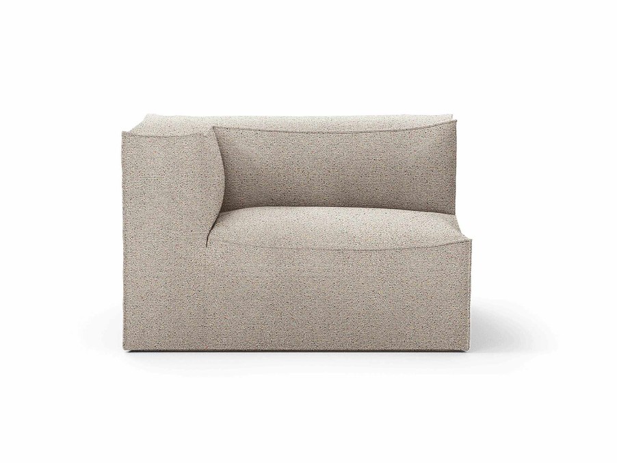 Furniture Ferm Living | Catena Sofa Armrest Left L400 Confetti Boucle Light Grey