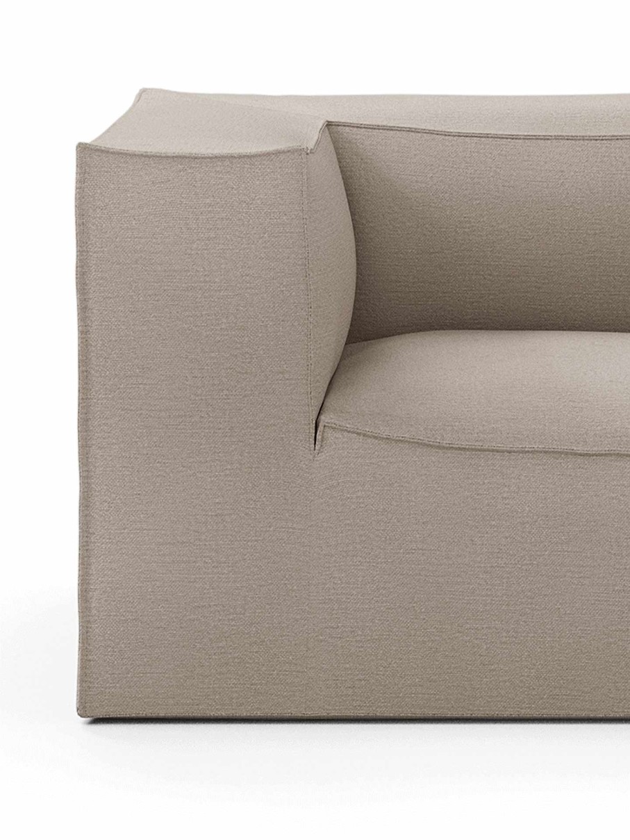 Furniture Ferm Living | Catena Sofa Connect Corner L200 Cotton Linen Natural