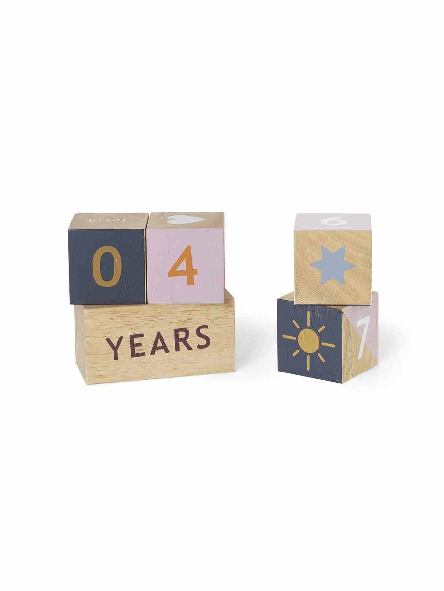 Kids Ferm Living | Wooden Age Blocks Multi