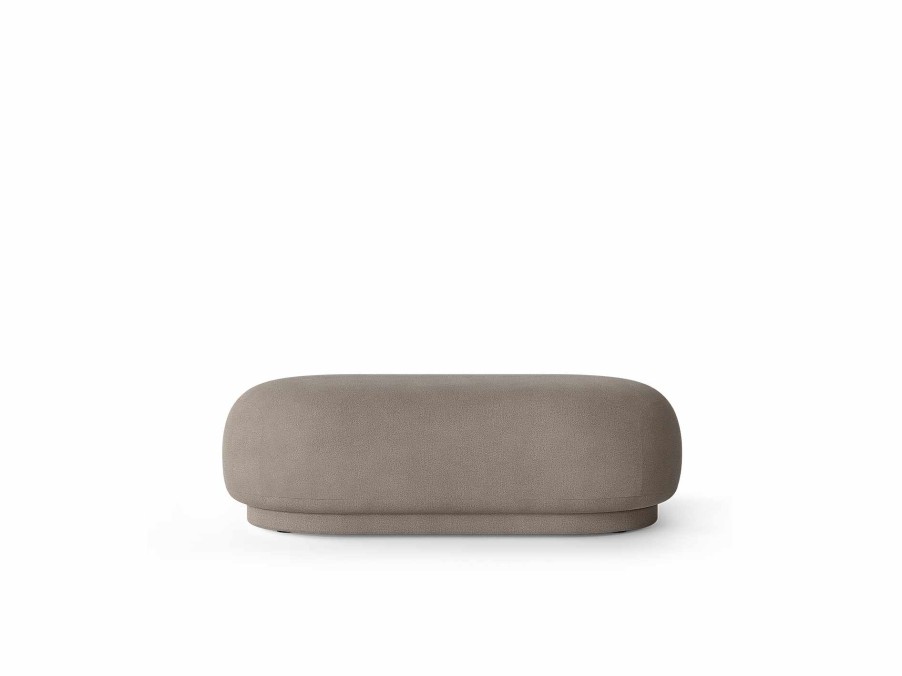 Furniture Ferm Living | Rico Ottoman - Brushed Warm Grey