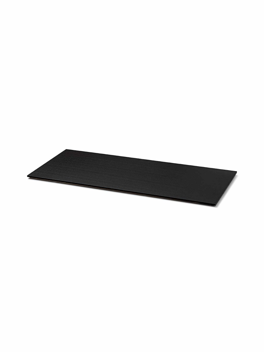 Green Living Ferm Living | Top For Plant Box Large Oak Black