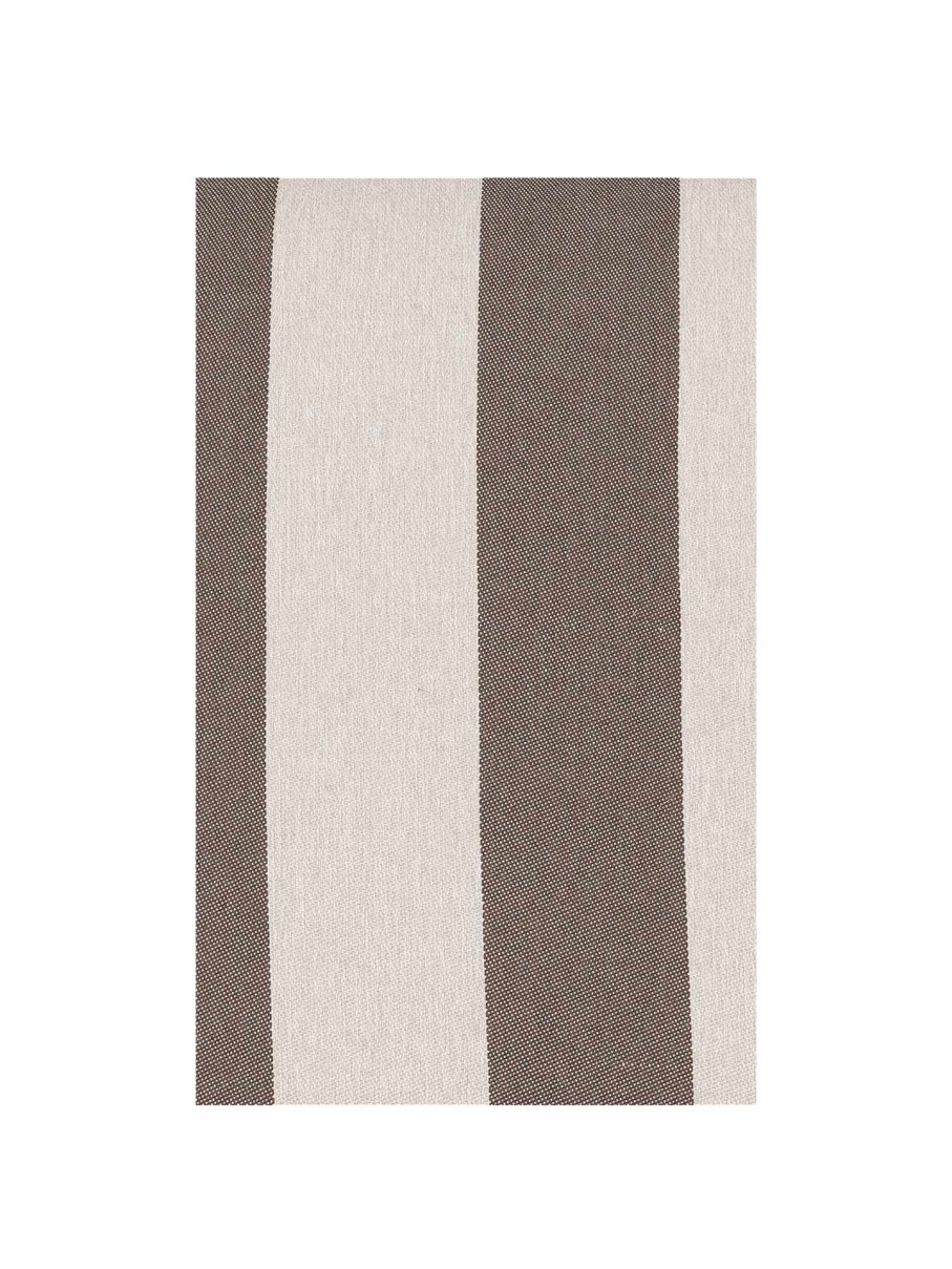 Sofas And Daybeds Ferm Living | Fabric Sample - Desert Stripe Chocolate