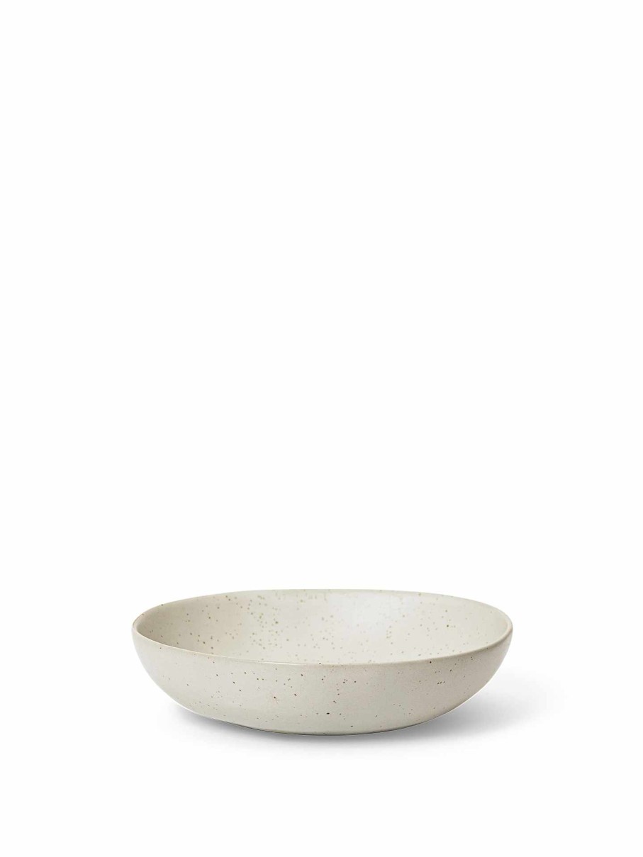 Kitchen Ferm Living | Flow Bowl - Large - Off-White Speckle Offwhite