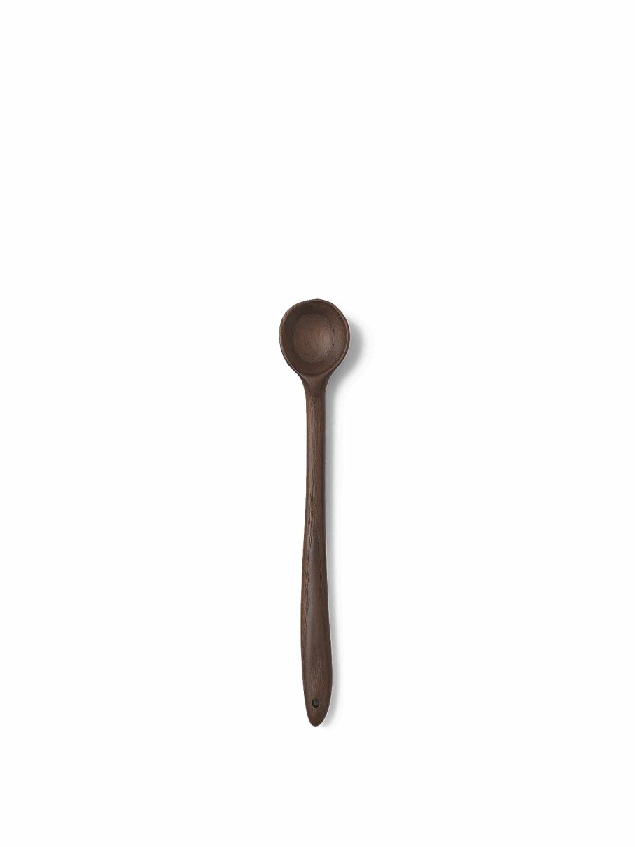 Kitchen Ferm Living | Meander Spoon 20 Cm Dark Brown