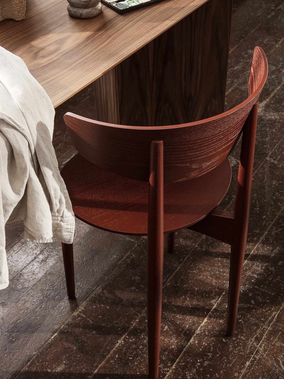 Furniture Ferm Living | Herman Dining Chair - Wood Red Brown