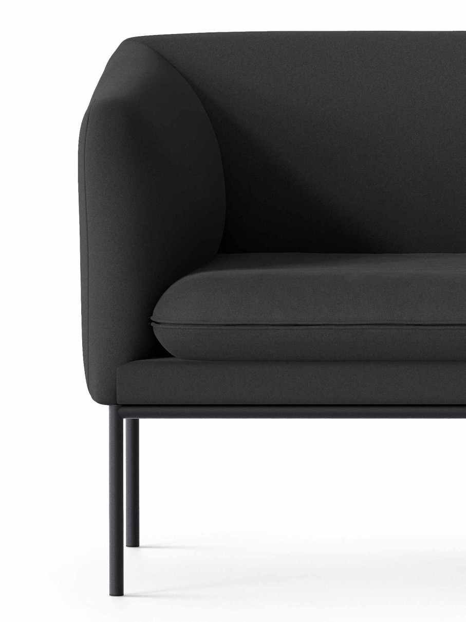 Furniture Ferm Living | Turn 1-Seater - Black - Focus Grey