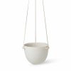 Green Living Ferm Living | Speckle Hanging Pot - Off-White - Large Offwhite