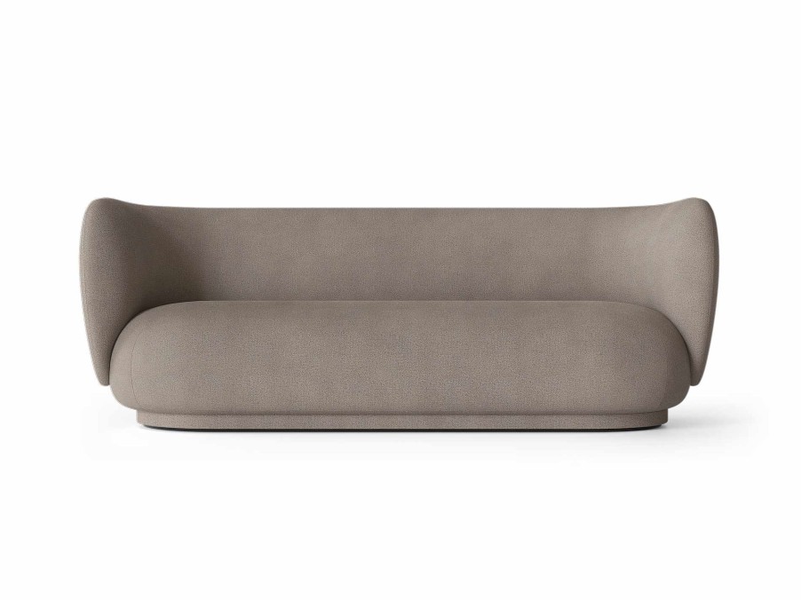 Furniture Ferm Living | Rico Sofa 3 - Brushed Warm Grey