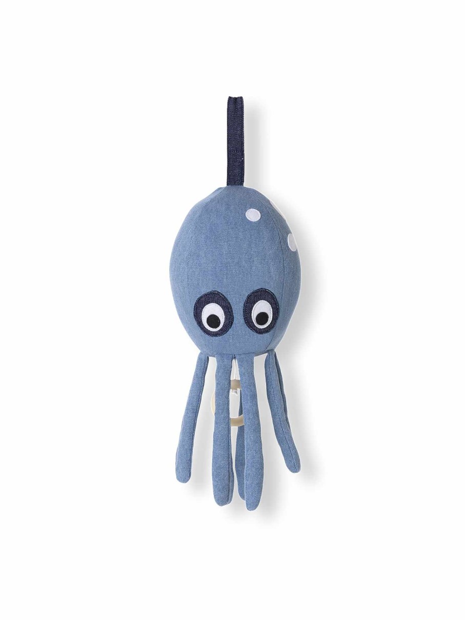 Kids Ferm Living | Octopus Music Mobile - Denim Blue