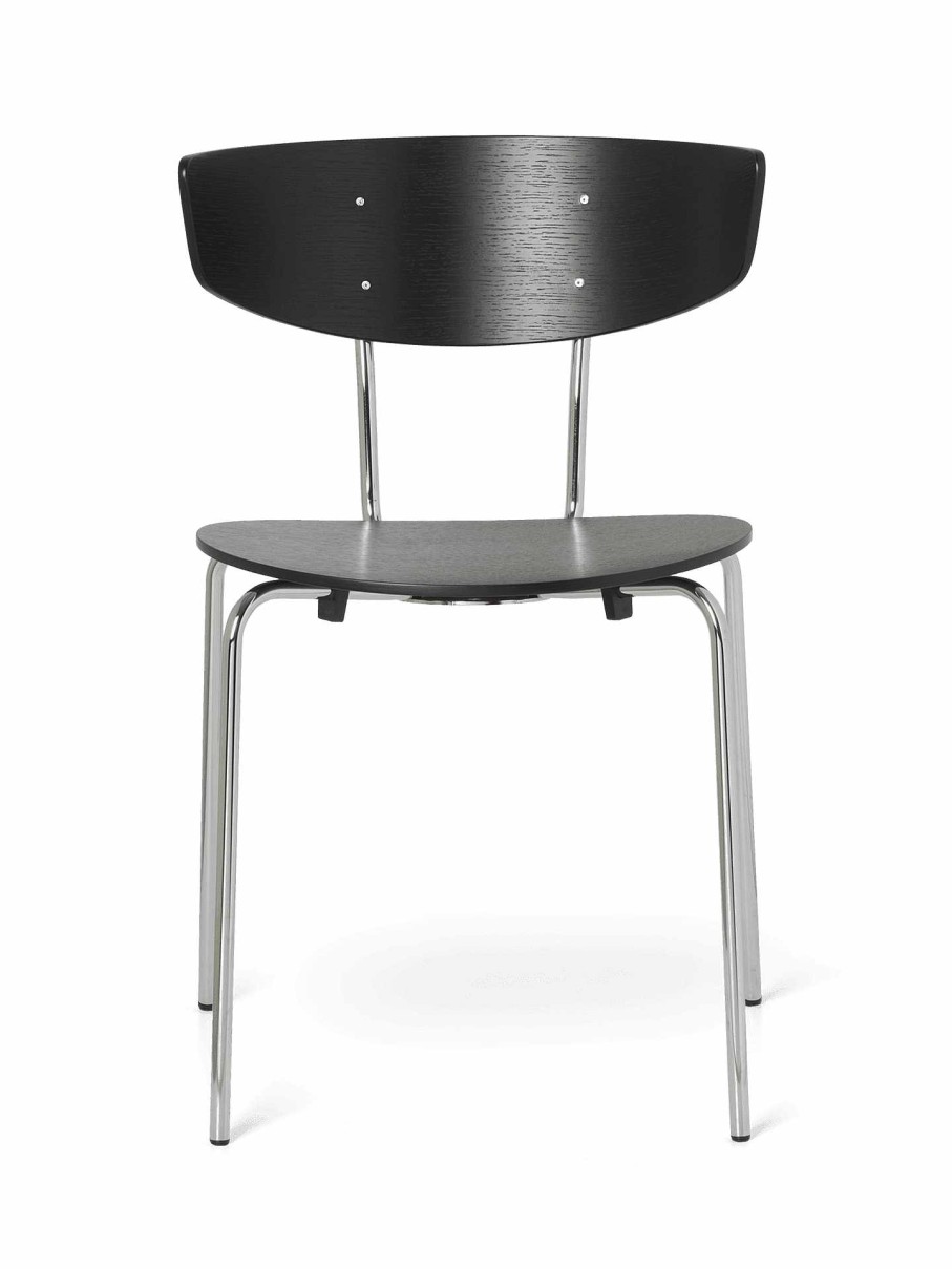 Furniture Ferm Living | Herman Dining Chair - Chrome Veneer Black