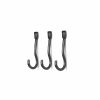 Accessories And Decorations Ferm Living | Curvature Hooks - Set Of 3 Black Brass