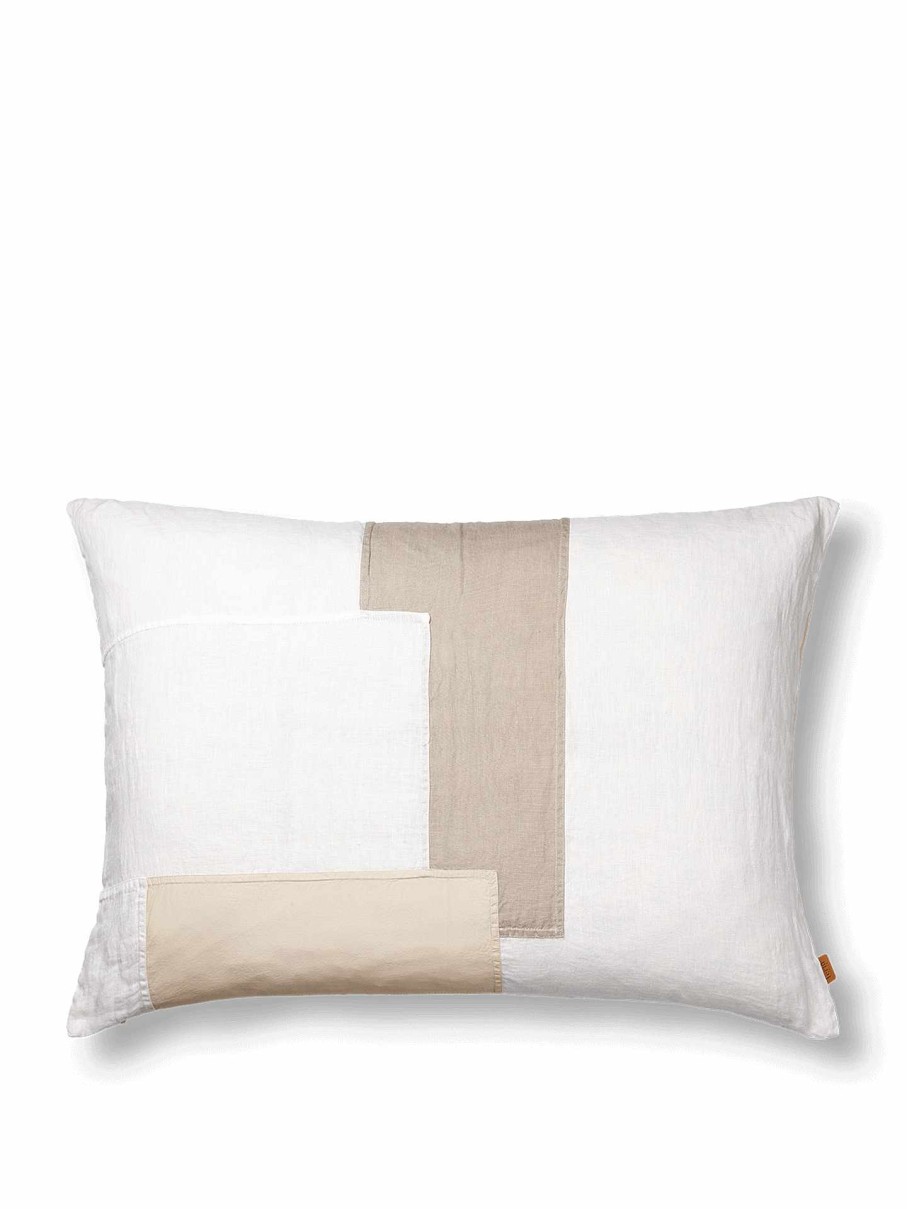 Textiles Ferm Living | Part Cushion - Large - Off-White Offwhite