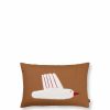 Kids Ferm Living | Bird Quilted Cushion Cover - Rectangular Sugar Kelp