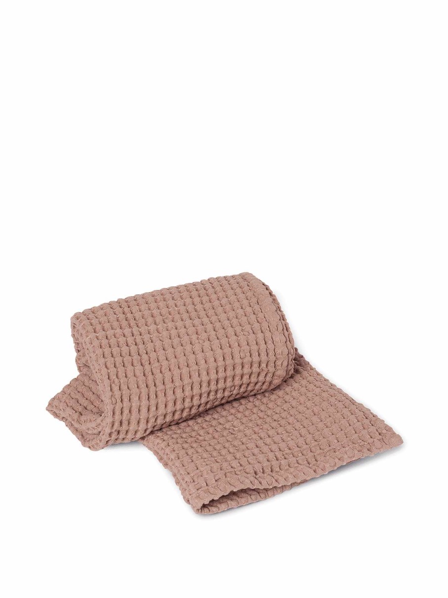 Textiles Ferm Living | Organic Bath Towel Dusty Rose