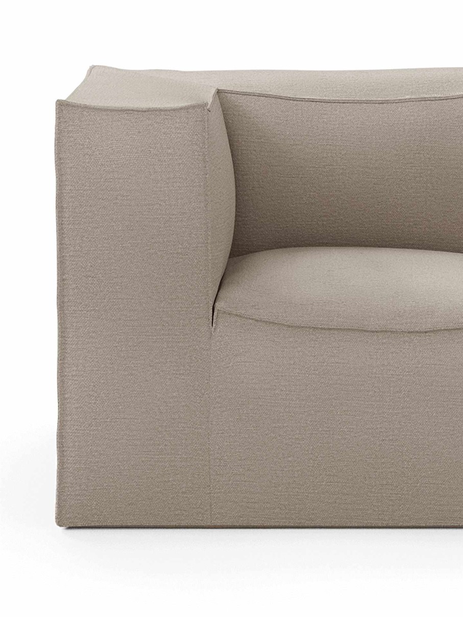 Furniture Ferm Living | Catena Sofa Connect Corner S200 Cotton Linen Natural