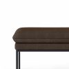 Furniture Ferm Living | Turn Pouf - Black - Hallingdal Dark Brown