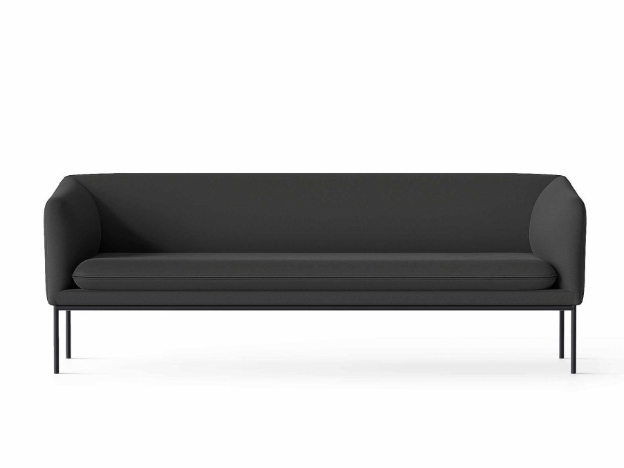 Furniture Ferm Living | Turn Sofa 3 - Black - Focus Grey