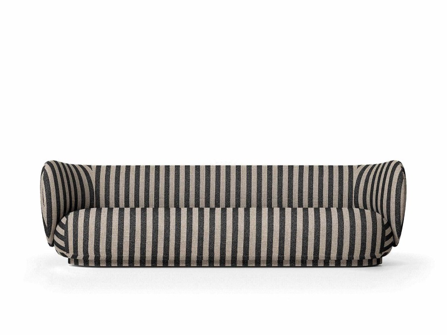 Furniture Ferm Living | Rico Sofa 4 - Louisiana Sand/Black