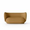 Furniture Ferm Living | Rico Sofa 2 - Wool Boucle Sugar Kelp