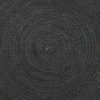 Rugs Ferm Living | Eternal Round Jute Rug O120 Cm Black