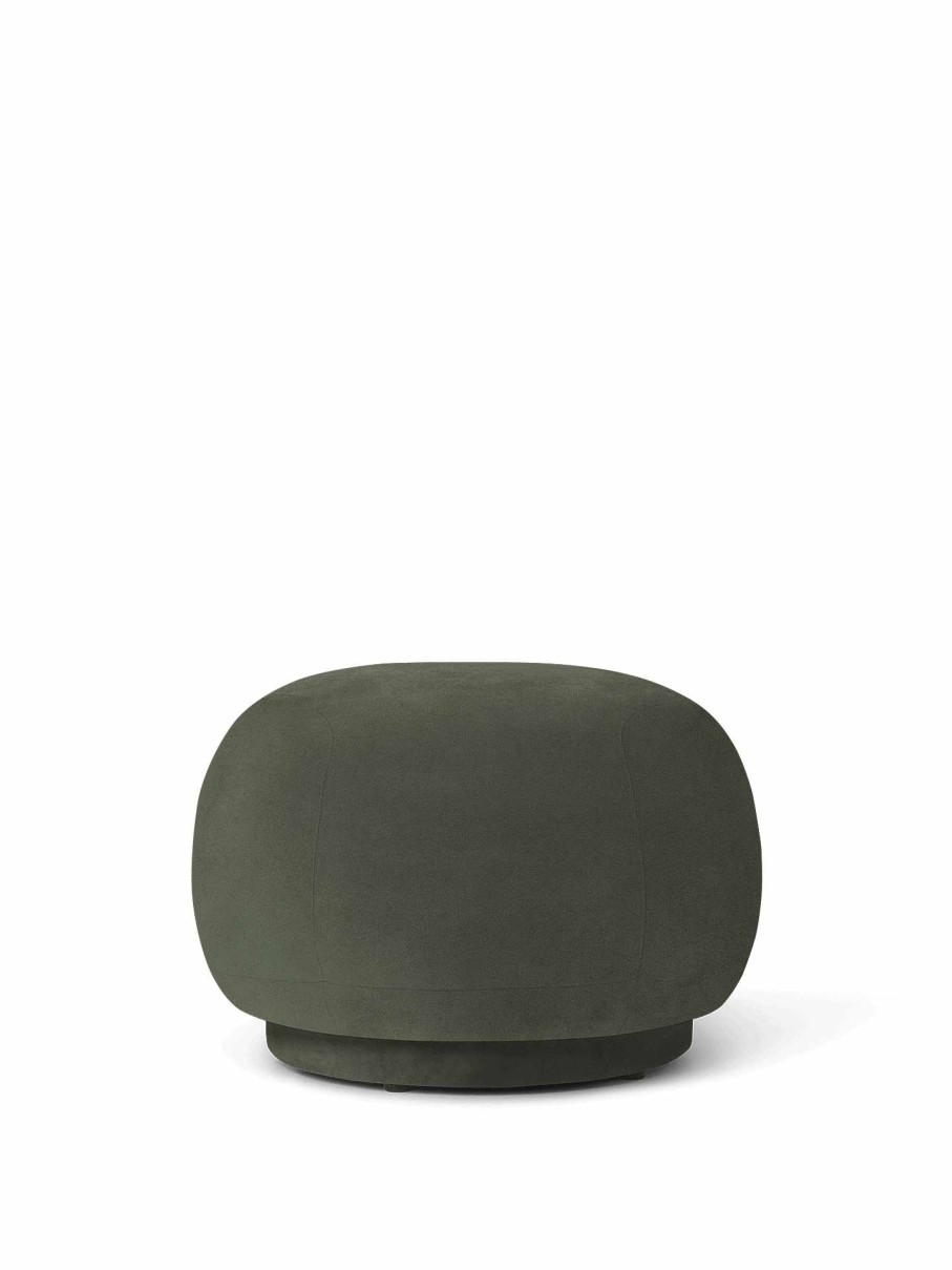 Furniture Ferm Living | Rico Pouf - Rich Velvet - Pine Green