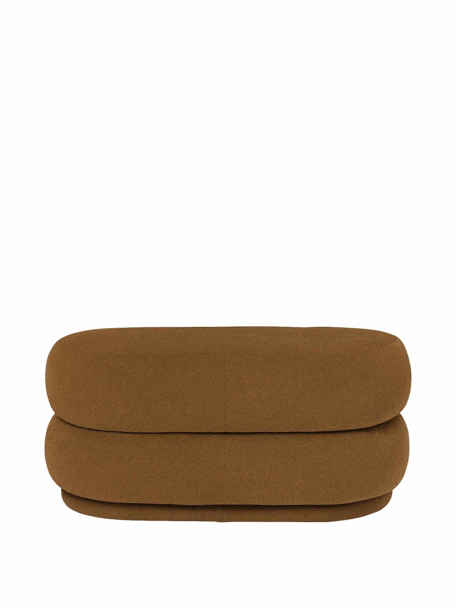 Furniture Ferm Living | Pouf Oval - Tonus Sugar Kelp