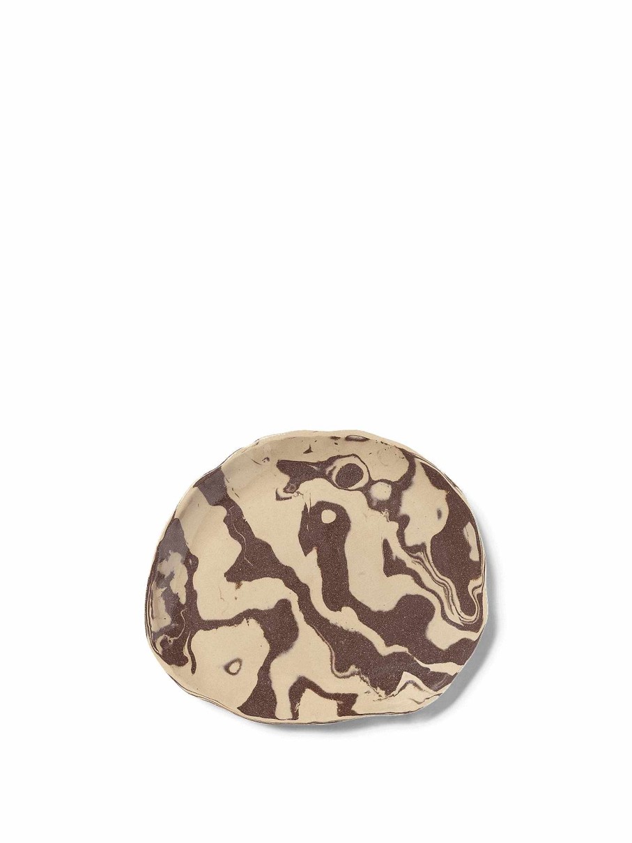 Kitchen Ferm Living | Ryu Platter - 26 - Sand/ Brown