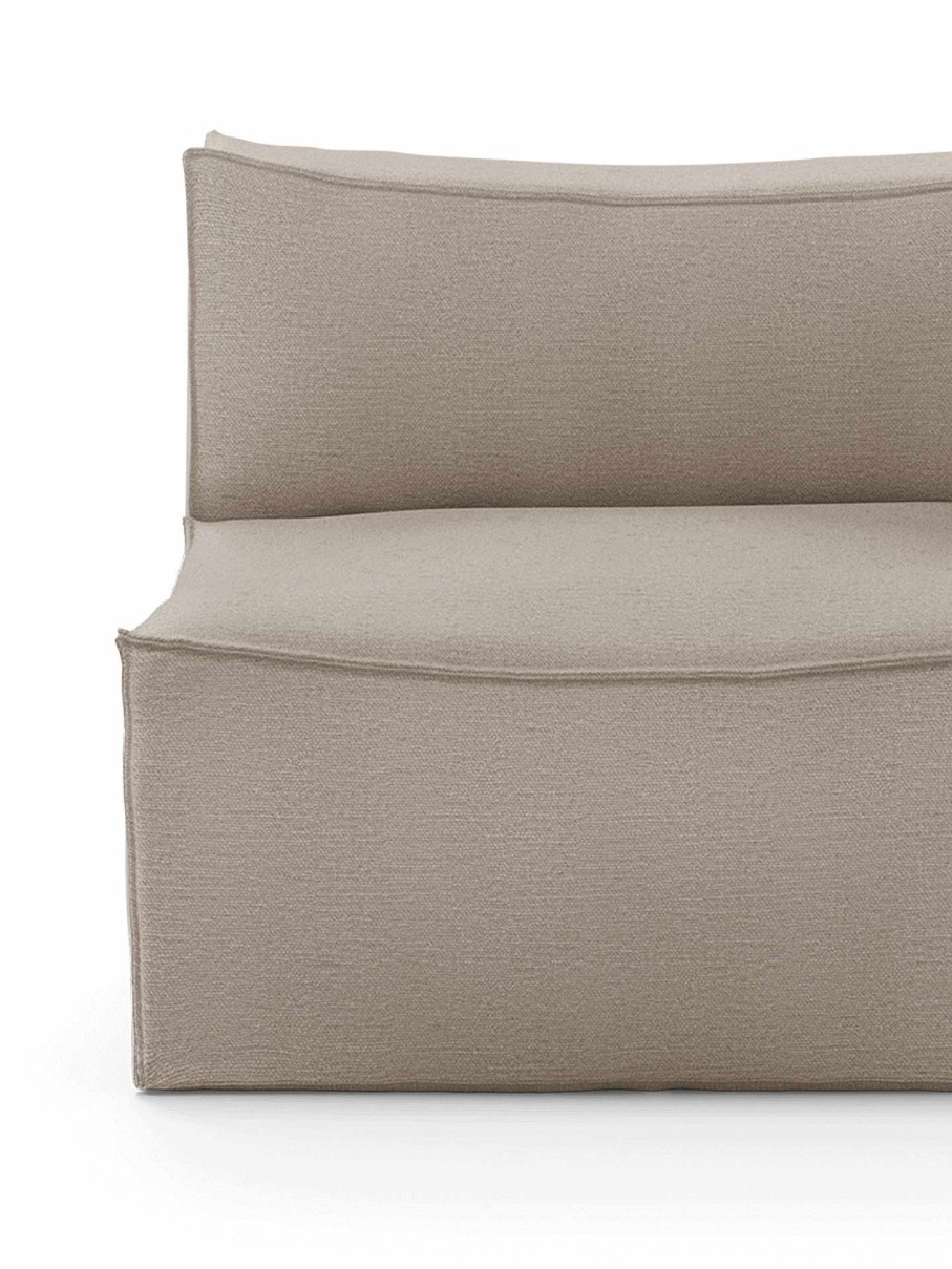 Furniture Ferm Living | Catena Sofa Center S100 Cotton Linen Natural