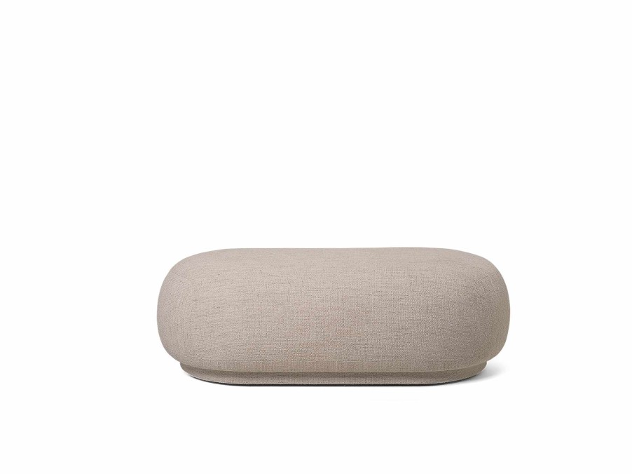 Furniture Ferm Living | Rico Ottoman - Boucle Sand