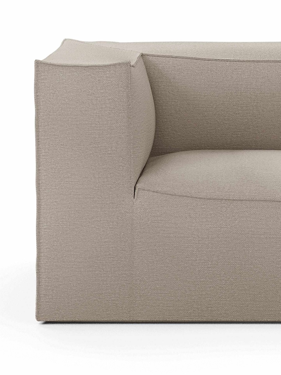 Furniture Ferm Living | Catena Sofa Armrest Left S400 Cotton Linen Natural