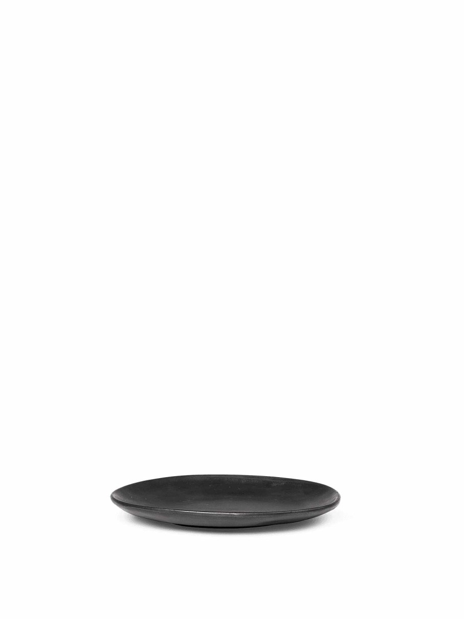 Kitchen Ferm Living | Flow Plate - Small Black